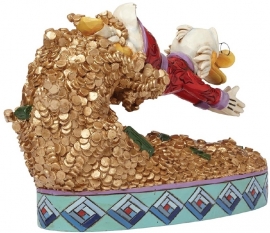 UNCLE SCROOGE - DAGOBERT "Treasure Dive" H12,5cm Jim Shore 4046055 * aanbieding, op voorraad