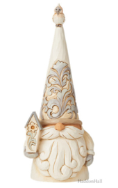 White Woodland Gnomes - Set van 3 - Jim Shore retired SUPERAANBIEDING *