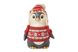 Nordic Nöel Penguin Wearing Sweater * H10cm Jim Shore 6015486