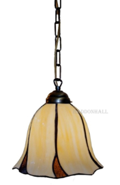6240 * Hanglamp Tiffany Ø24cm Desert Wave - Ketting of Textielsnoer