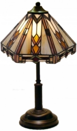 9113 304  Tafellamp Tiffany H38cm Ø25cm Durban