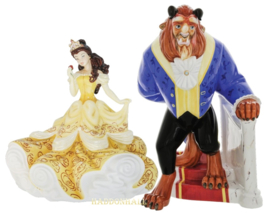 Beauty & The Beast H32cm Set van 2 English Ladies Figurines