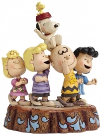 SNOOPY "Hooray!" 65th Anniversary H20cm Jim Shore 4044685 beschadigd