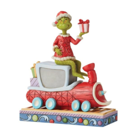 Grinch on Train H20cm Jim Shore 6010776 retired