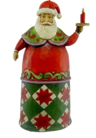 Santa with Candle Figurine H12cm Jim Shore 4017856E * Retired