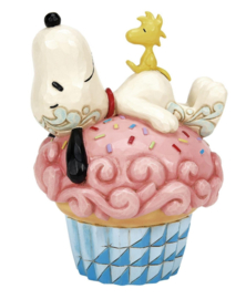 "Sprinkle Snooze" Snoopy on Cupcake H13,5cm Jim Shore 6016266