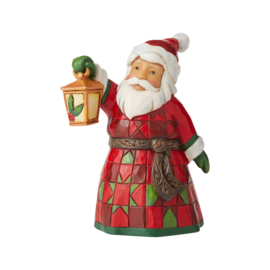 Santa Mini with Lantern H9cm Jim Shore 6006661