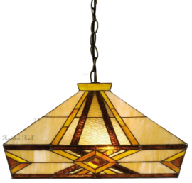 5520 97*  Hanglamp Tiffany 41x41cm Emile