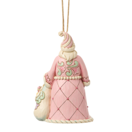 Sweets Pastel  Candy Santa with Bag Ornament H11cm Jim Shore 6018896 PREORDER