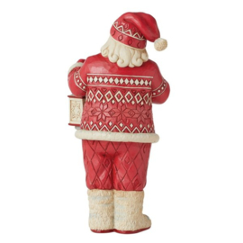 Nordic Santa with Fuzzy Boots H25cm Jim Shore 6010833 retired , laatste exemplaren *