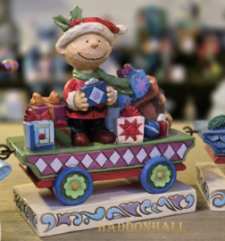 Peanuts Deluxe Holiday  Train Set   Jim Shore 4063413 retired 9 delig, zeldzaam