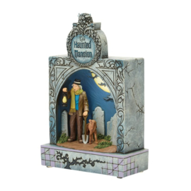 Haunted Mansion Ghostly Graveyard LED Diorama H22 cm Jim Shore 6017932 PREORDER