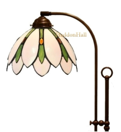 6328 Vloerlamp Verstelbaar met Tiffany kap Ø25cm Odette