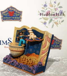 Aladdin Storybook  Romance Takes Flight H16cm Jim Shore 6001270 retired *