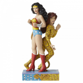 Wonder Woman and Cheetah Figurine H22cm Jim Shore 6005983