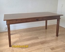 Eettafel 180x90cm Massief Teakhout