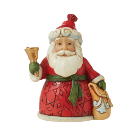 Santa Mini with Bell & Bag * H9cm Jim Shore 6011488