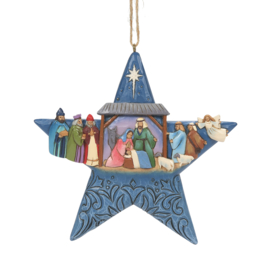 Nativity Star Ornament uit 2021  H10cm Jim Shore 6009696 * Retired