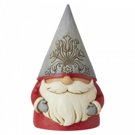 Nordic Noel Holiday Gnome Figurine "Jolly Jultomten" H13cm Jim Shore 6006625