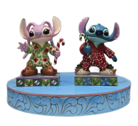 Stitch & Angel  Christmas Personality Pose + BASE COLOR Ø22cm Jim Shore