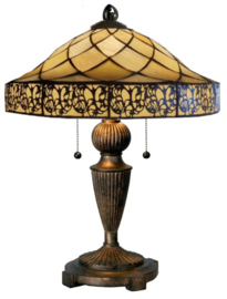 5280 * Tafellamp Tiffany H58cm Ø41cm FIligrees