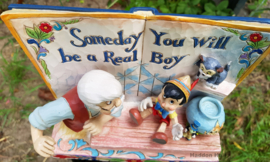 PINOKKIO Storybook  Someday you will be a Real Boy   Jim Shore 4057957  Retired , beperkte voorraad.