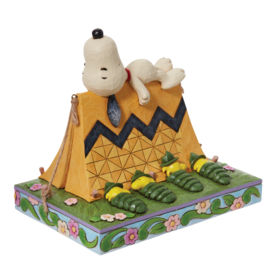 Snoopy & Woodstock Camping Peanuts  H15cm Jim Shore 6011952, retired
