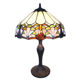 6021 * Tafellamp Tiffany H59cm Ø41cm Tent