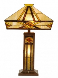 5520 Tafellamp Tiffany H71cm 41x41cm Emile