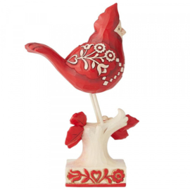 Nordic Noel Cardinal H16cm Jim Shore 6004229 , retired beeld uit 2019