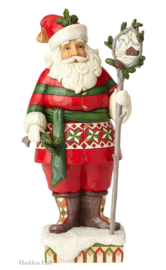 "Woodsy Santa" H26,5cm Jim Shore 6001469 retired , SUPERAANBIEDING *