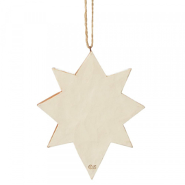 Black & Gold - Nativity Star H11,5cm Ornament Jim Shore 6004206 retired *