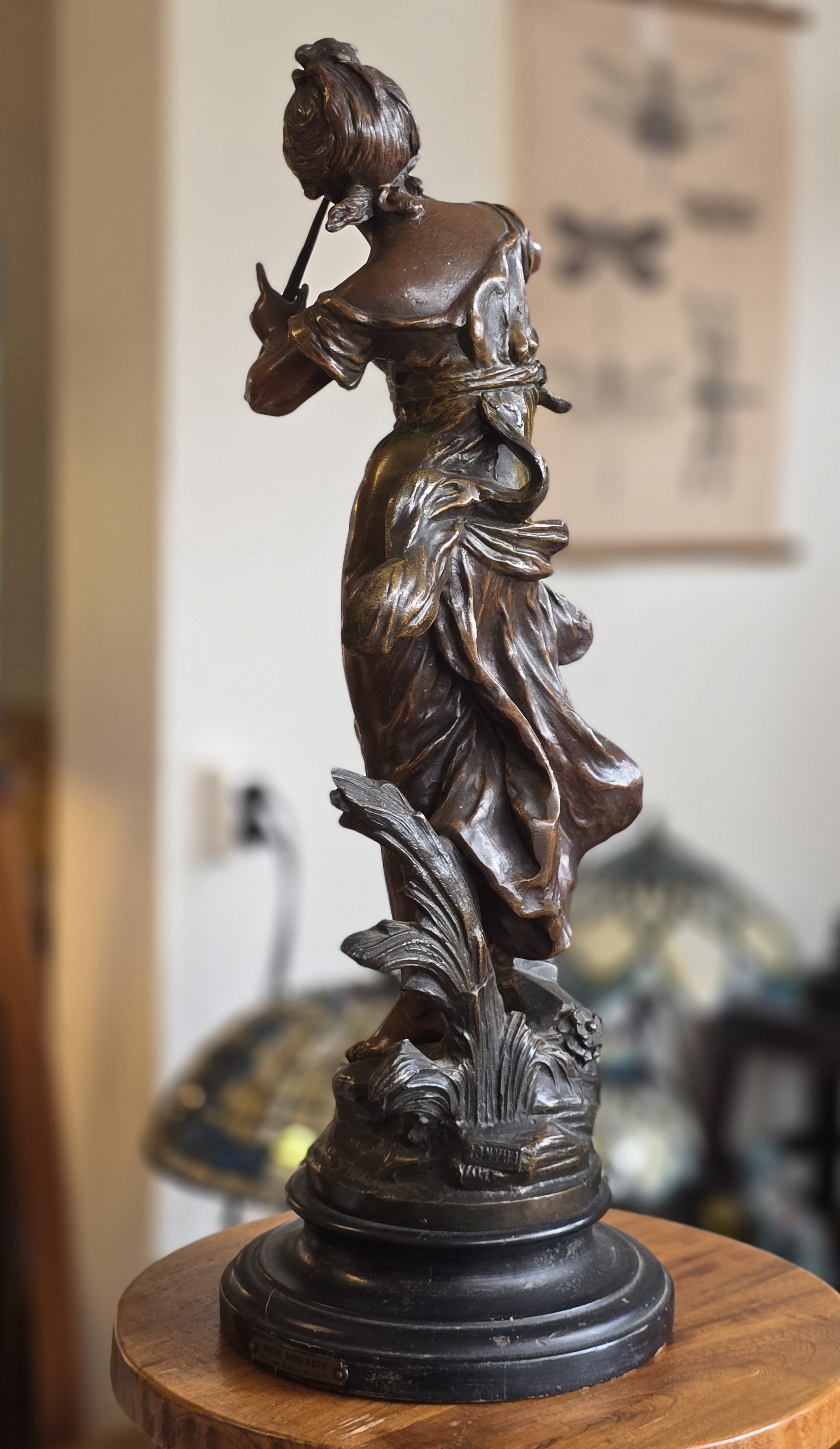 "Muse de Bois" H49cm Louis Moreau