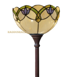 5918 Vloerlamp H180cm met Tiffany kap Ø30cm Luna