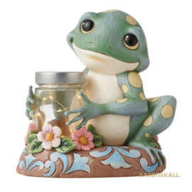 Frog with Fireflies "Ready, Start, Glow! H26cm Jim Shore 6014431 , we do not ship this item
