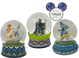 Waterbal , Set van 3 - Lion King, Maleficent & Stitch H18cm Jim Shore *