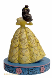BELLE Castle Dress + BASE COLOR Ø13cm "Enchanted" Jim Shore 4045238  , retired