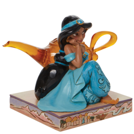 Aladdin - Jasmine & Genie Lamp H10cm Jim Shore 6010097 retired *