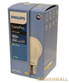 Led lamp Warm White E27 60W (806lm) Phillips