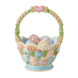Egg-stra Special Easter Basket 20th Annual Easter Basket H21,5cm Jim Shore 6014433