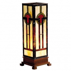 9334 * Tiffany lamp H35cm Miniwindlicht