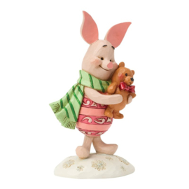 Piglet Mini Fig H10cm Jim Shore 6018717 Knorretje  PREORDER