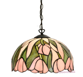 6307 * Hanglamp Tiffany Ø25cm Tulips of Joy