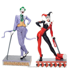 Joker & Harley Quinn - Set van 2 Jim Shore Figurines retired *