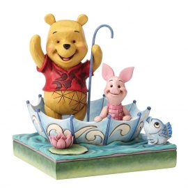 WINNIE THE POOH & PIGLET 50 Years of Friendship H 16cm Jim Shore  4054279 retired *