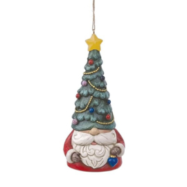 Gnome with Illuminated Tree Hanging Ornament H13cm Jim Shore , retired *
