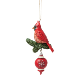 Nordic Nöel Cardinal Ornament H12cm Jim Shore 6017049