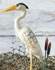 Coastal Blue Heron "Waterside Watcher" H15cm Blauwe Reiger Jim Shore 6016523