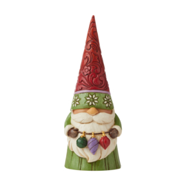 Gnome Holding Christmas Ornaments H13,5cm Jim Shore 6009181, retired