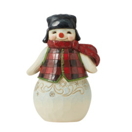 Highland Glen Snowman  H13cm Jim Shore 6011483 *